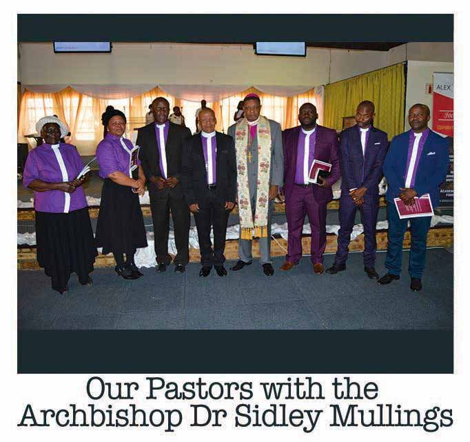 Our pastors with Archbishop Dr Sidley Mullings