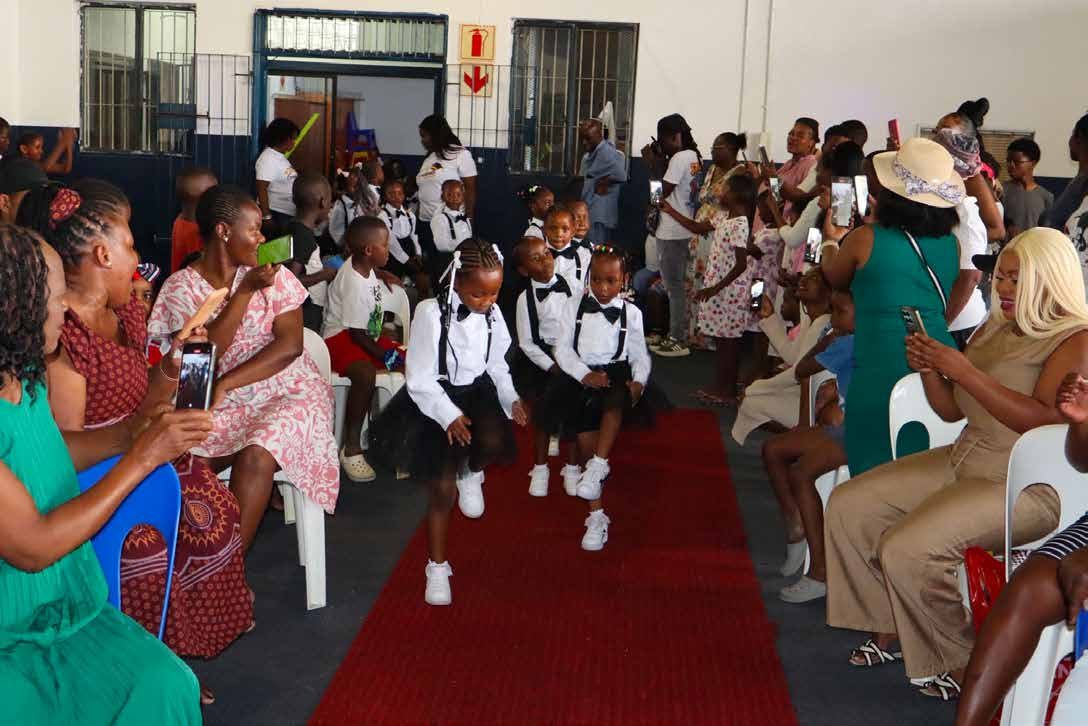 Grade R class walking the red carpet